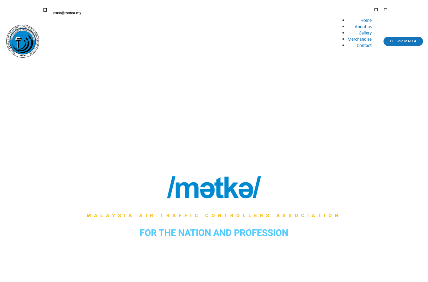 MATCA — Air Traffic Controllers Association Portal screenshot