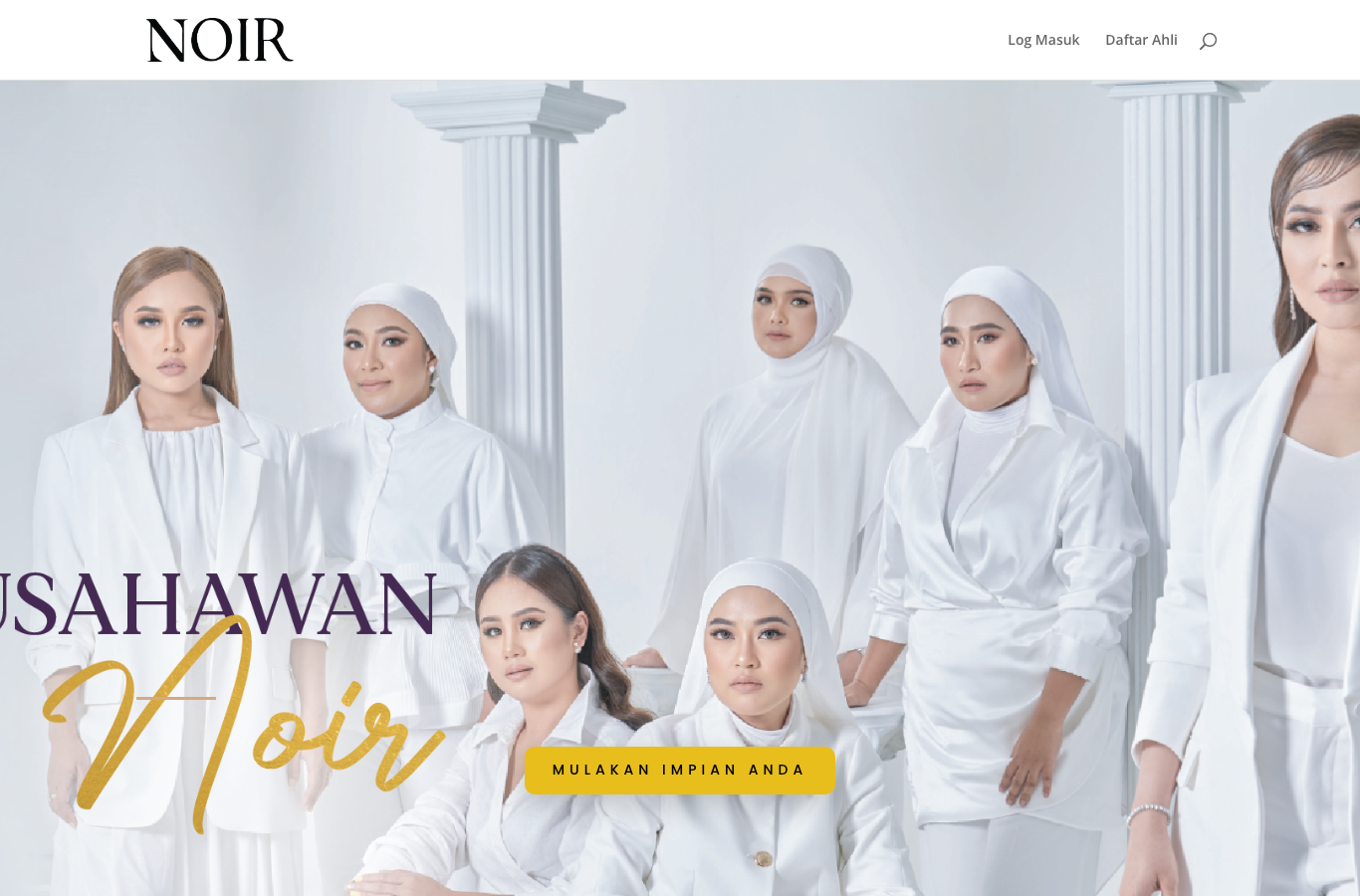 Usahawan Noir — Beauty Agent Platform screenshot