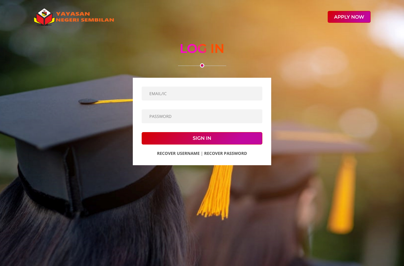 SP3 — Yayasan Negeri Sembilan Loan System screenshot